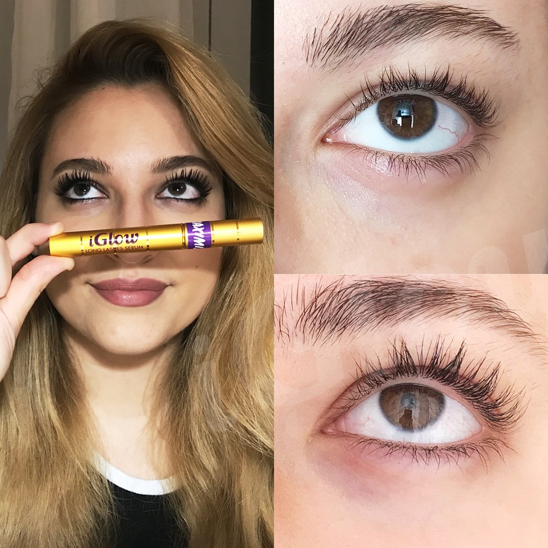 2x iGlow Lash Maximizer β Lash Serum, 3 ml - iGlow Cosmetics