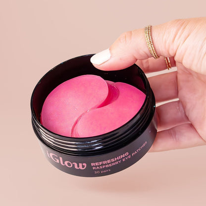 iGlow 2x Refreshing Raspberry Eye Patches - iGlow Cosmetics