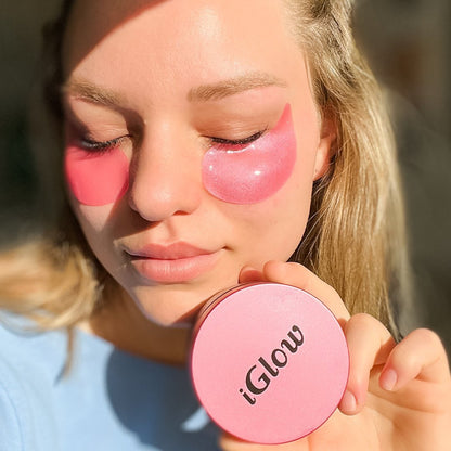 iGlow 2x Refreshing Raspberry Eye Patches - iGlow Cosmetics