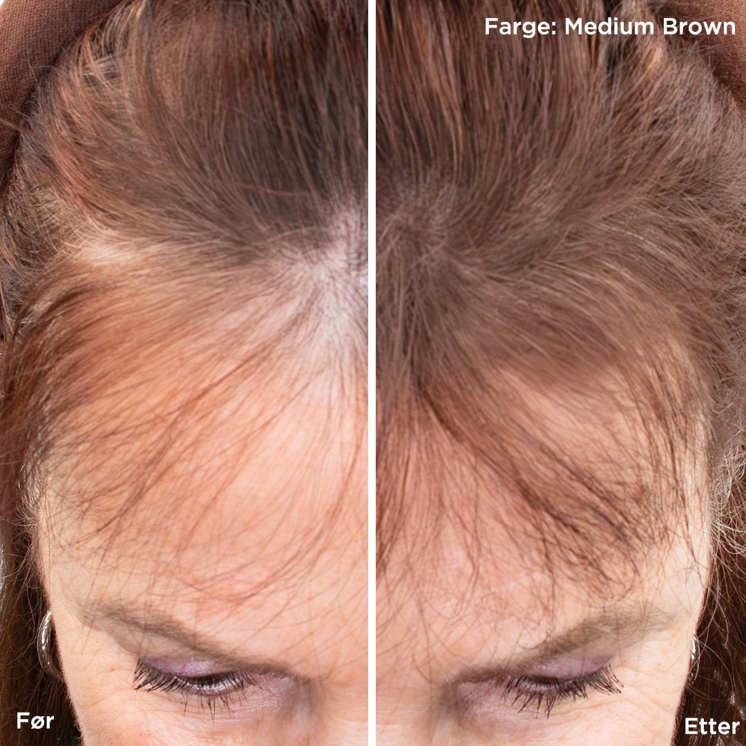 iGlow Hair Powder – Medium Brown - iGlow Cosmetics