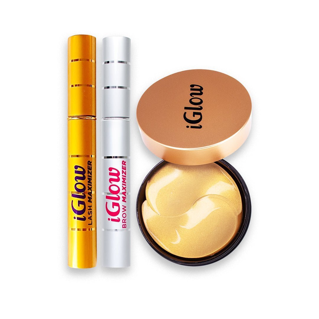 iGlow Lash &amp; Brow Maximizer + Under-eye Patches - iGlow Cosmetics